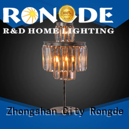 Rongde Custom rust table lamp Supply