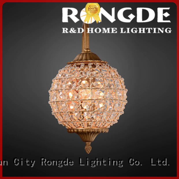 Rongde Custom crystal wall lights manufacturers