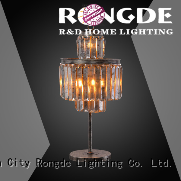 Rongde New rustic table lamp manufacturers