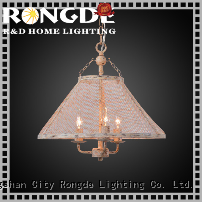 Rongde New iron pendant light manufacturers