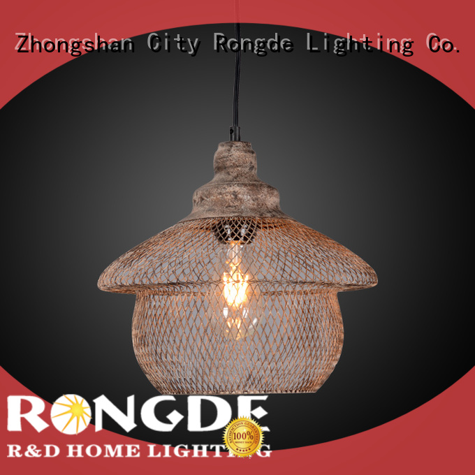 Rongde wrought iron chandeliers for business