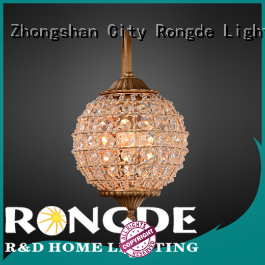 Rongde Top crystal wall lights company