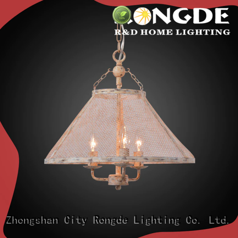 Rongde High-quality iron pendant light factory