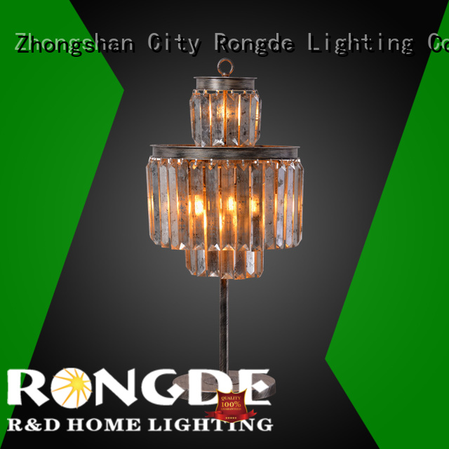 Rongde rustic table lamp for business