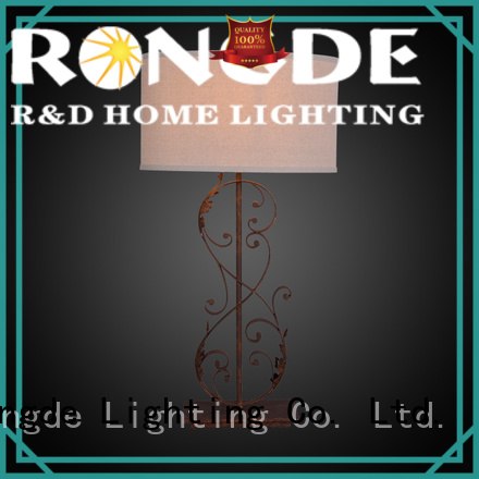 Rongde rustic table lamp manufacturers