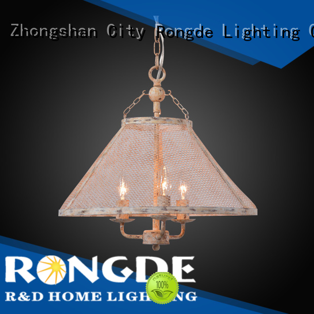 Rongde High-quality wrought iron chandeliers Supply