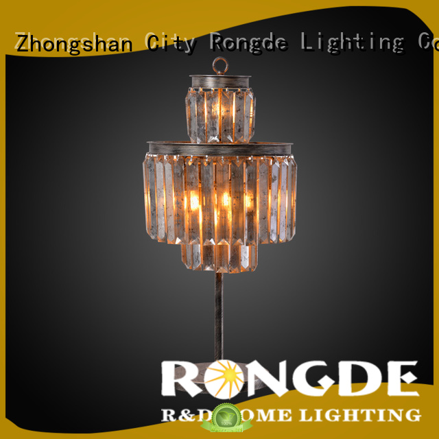 Rongde Latest castle rustic lamps factory