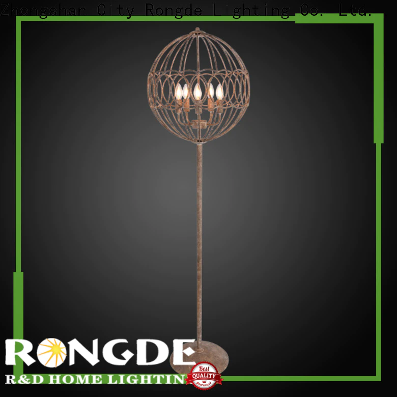Rongde Latest chandelier floor lamp factory