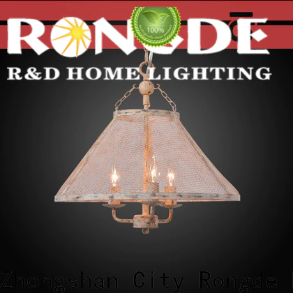 Rongde Custom iron pendant lamp company