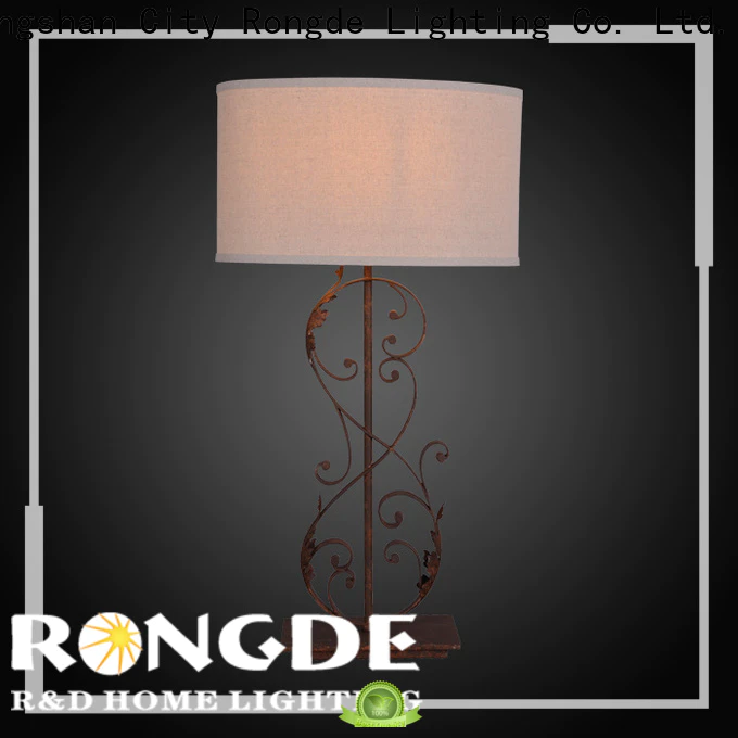 Rongde New iron table lamp Supply