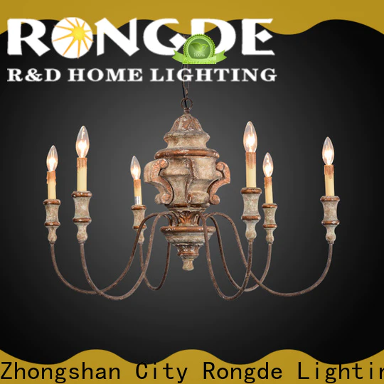 Rongde Top chandelier light factory