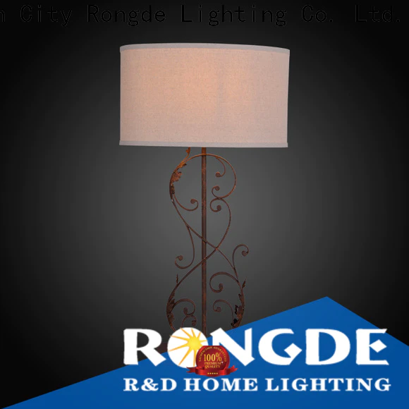 Rongde Custom iron table lamp Supply