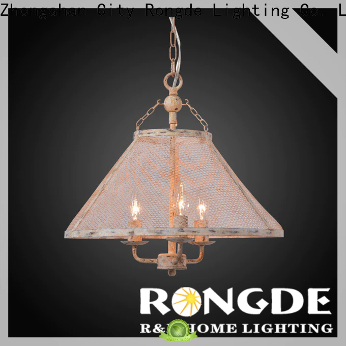 Rongde Top iron chandelier for business
