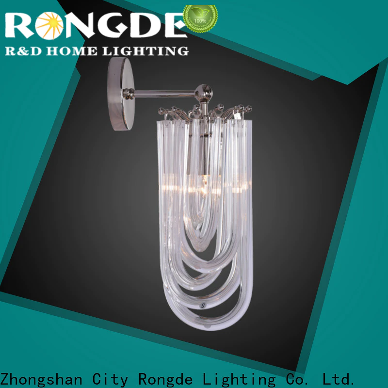 Rongde crystal wall lights for business
