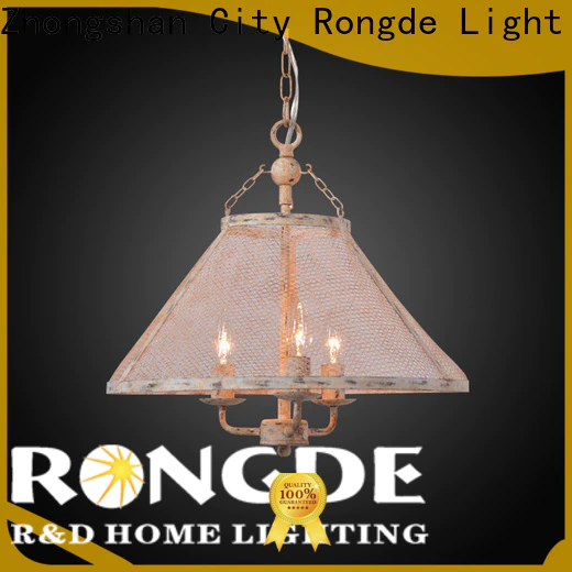Rongde Latest iron pendant light Supply