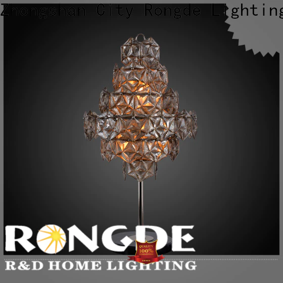 Rongde rustic table lamp Suppliers